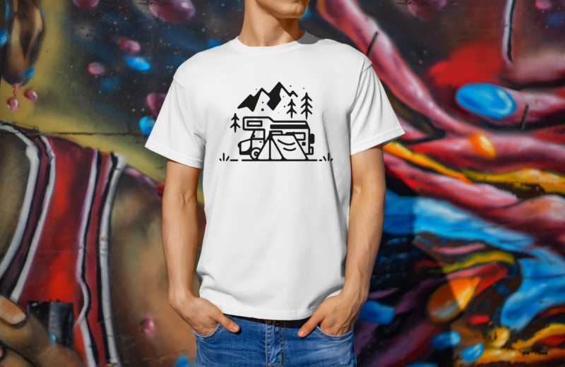 "Adventure Camper" Graphic T-Shirt