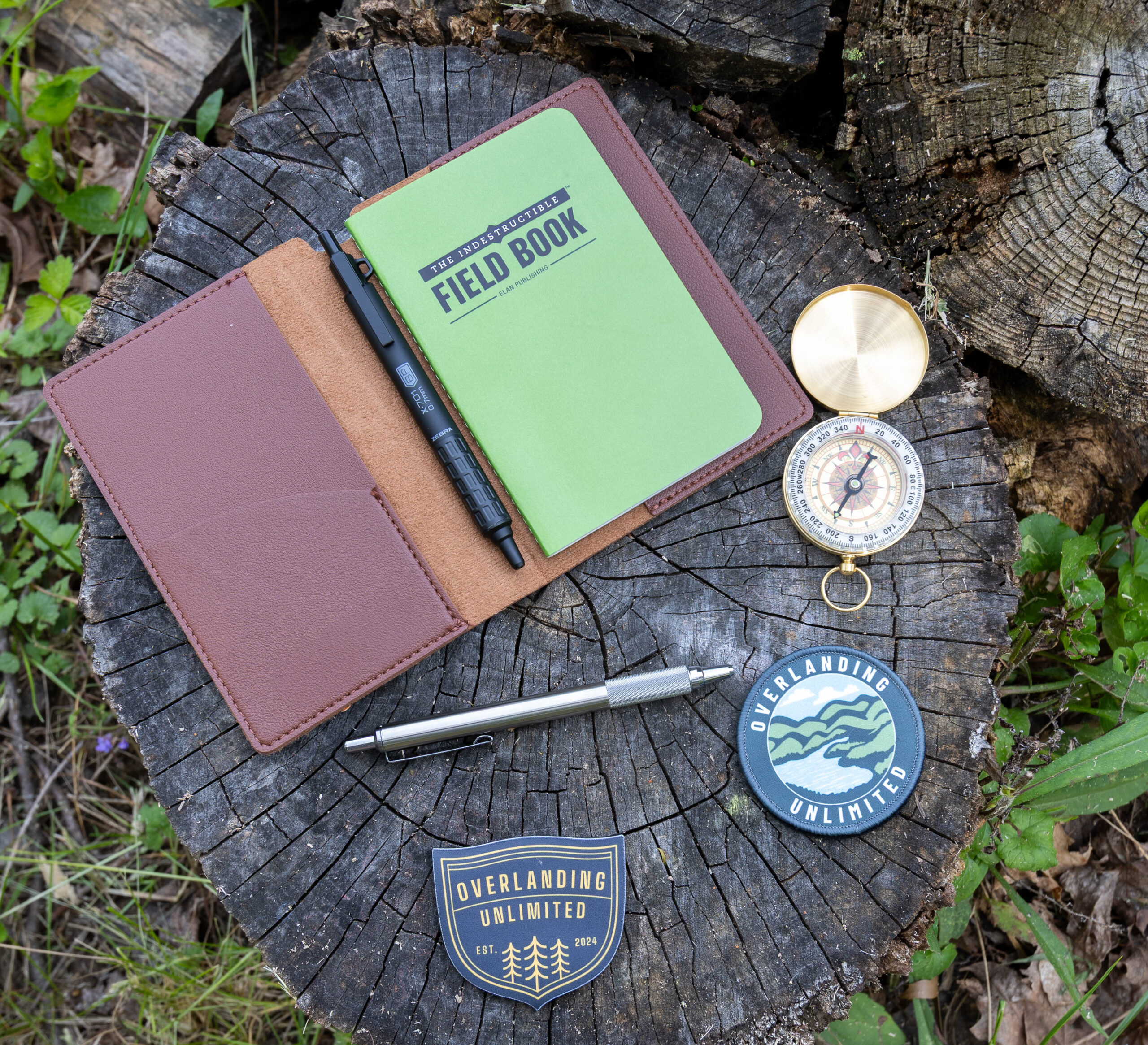 Overlanding Unlimited PU Leather Field Book